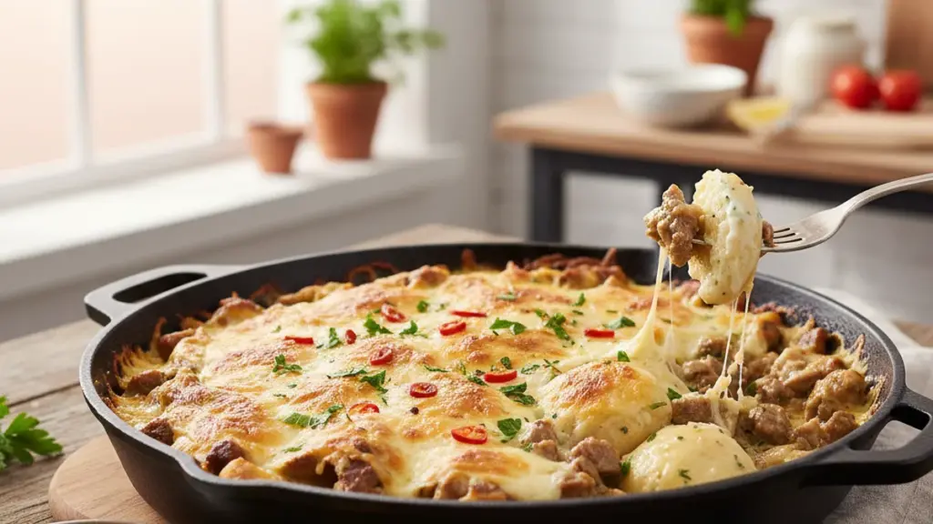 Zapékané gyros s knedlíčky: Rychlý recept na štěstí